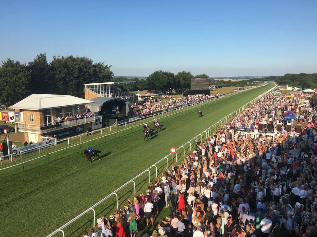Salisbury Racecourse in Wiltshire UK