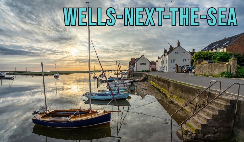 Wells-next-the-Sea in Norfolk UK