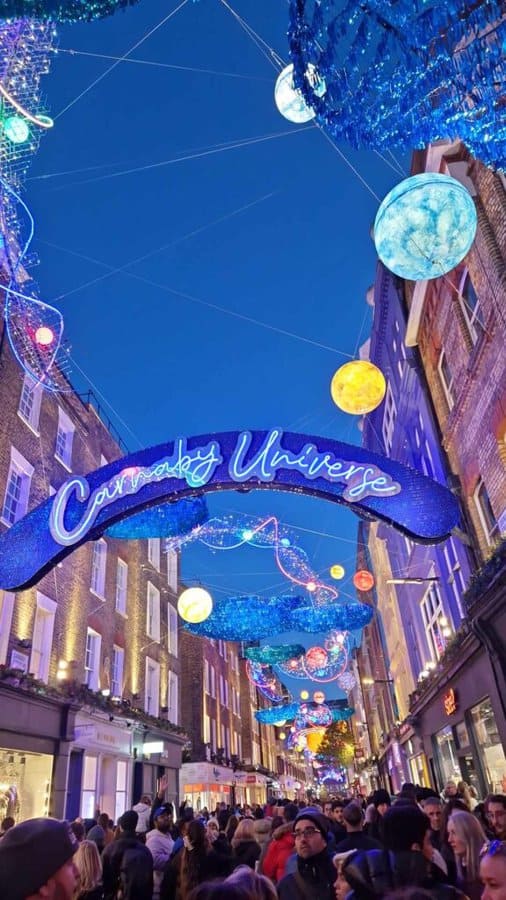 Carnaby Street in Soho, London