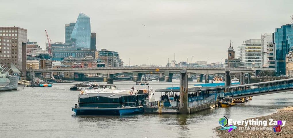 The London Bridge in London, UK