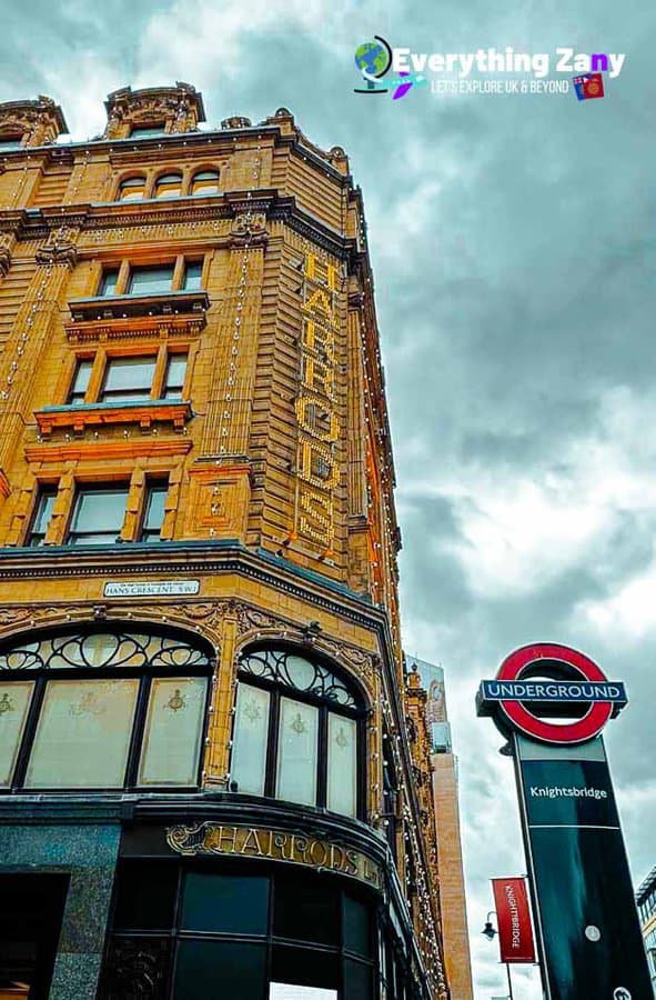 Harrods in Knightsbridge London UK