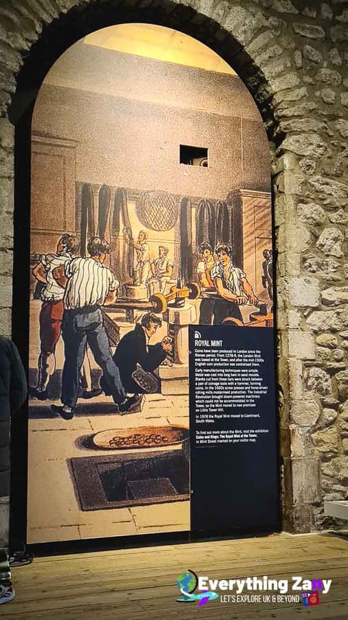 Royal Mint at the Tower of London UK