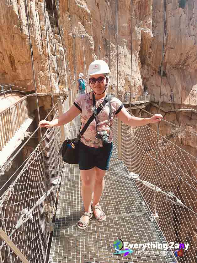Ryazan Tristram at Caminito Del Rey in Andalusia Spain