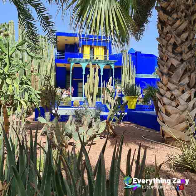 Majorelle garden in Marrakech Morocco