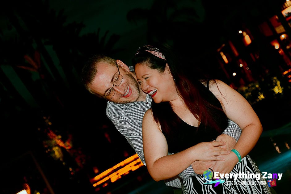 My husband and I at the Hotel RIU Tikida Garden in Marrakech