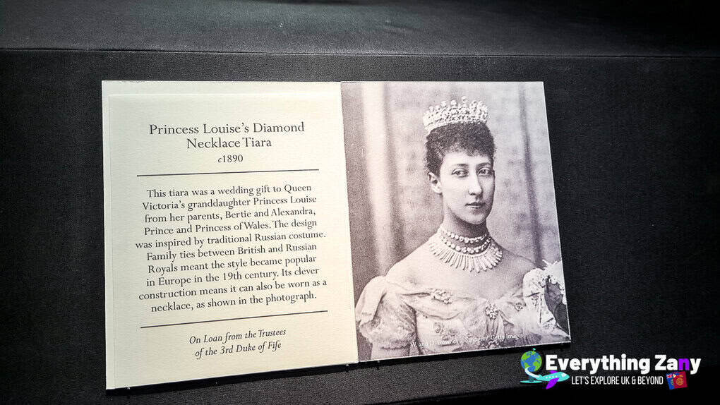 Princess Louise wearing the Diamond Necklace tiara