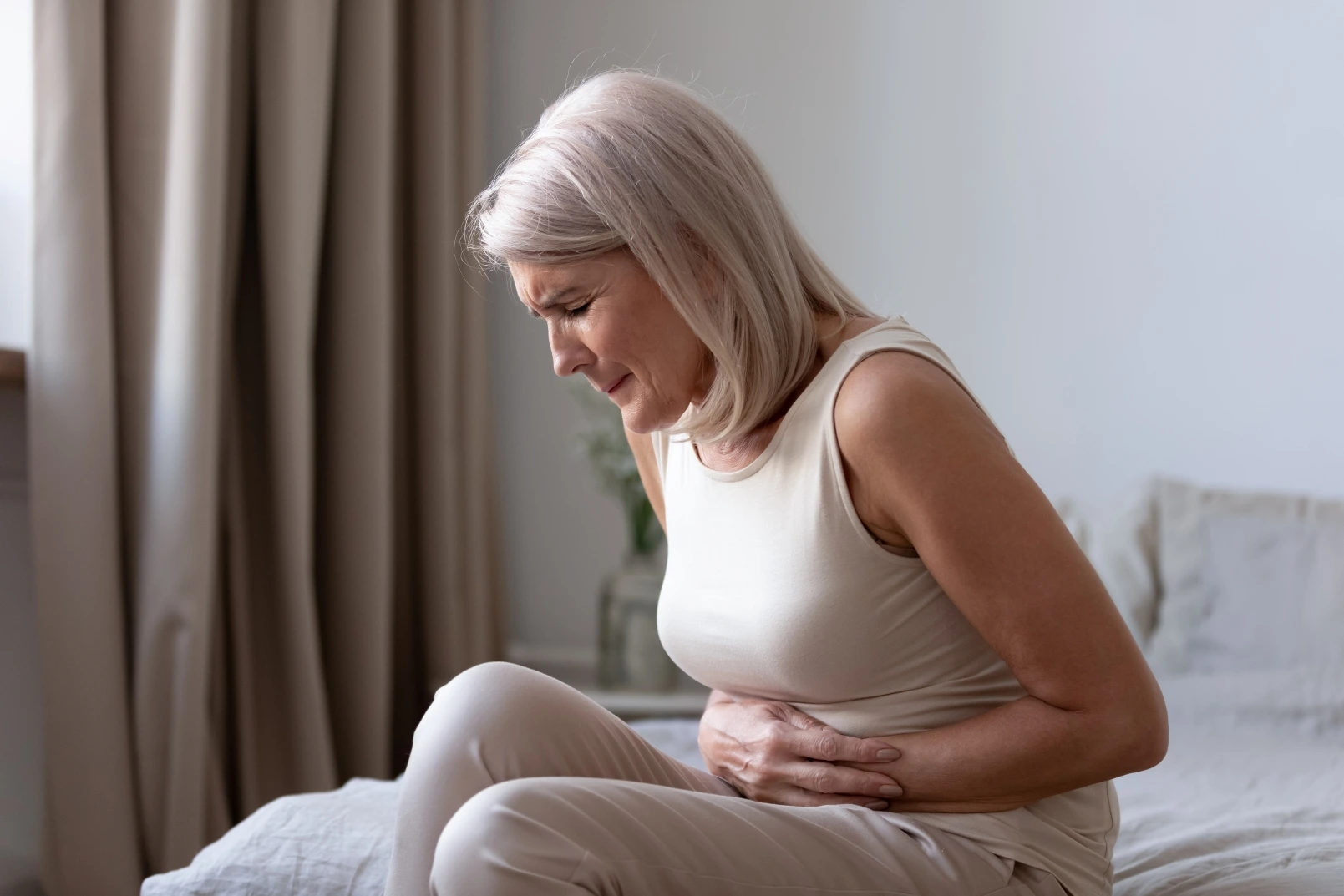 elderly lady with symptoms who may qualify for a C. Diff vaccine research study