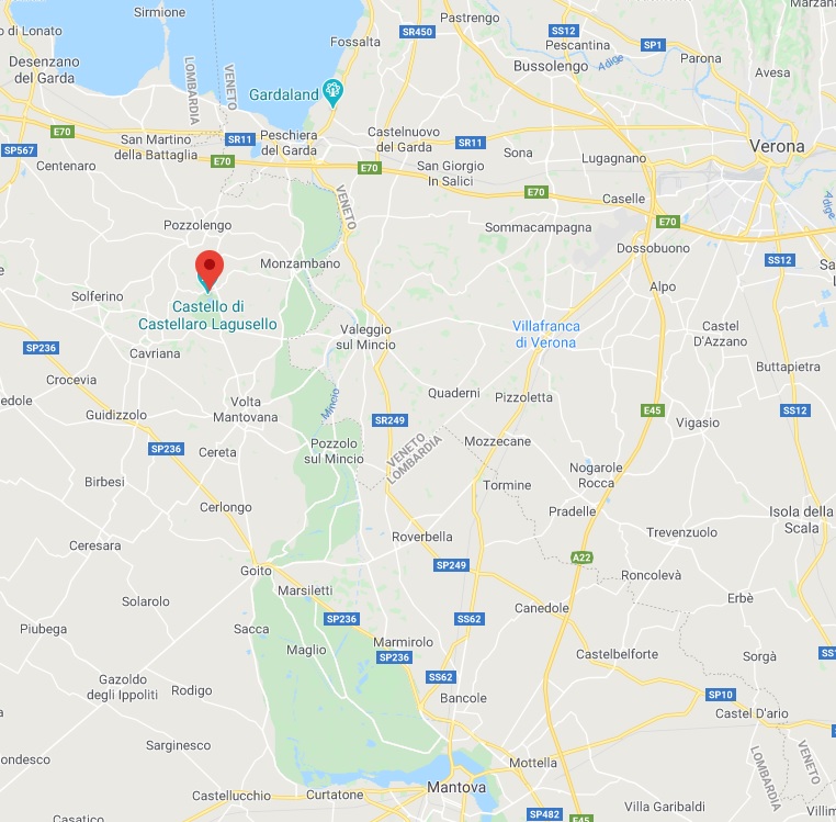 Come raggiungere Castellaro Lagusello