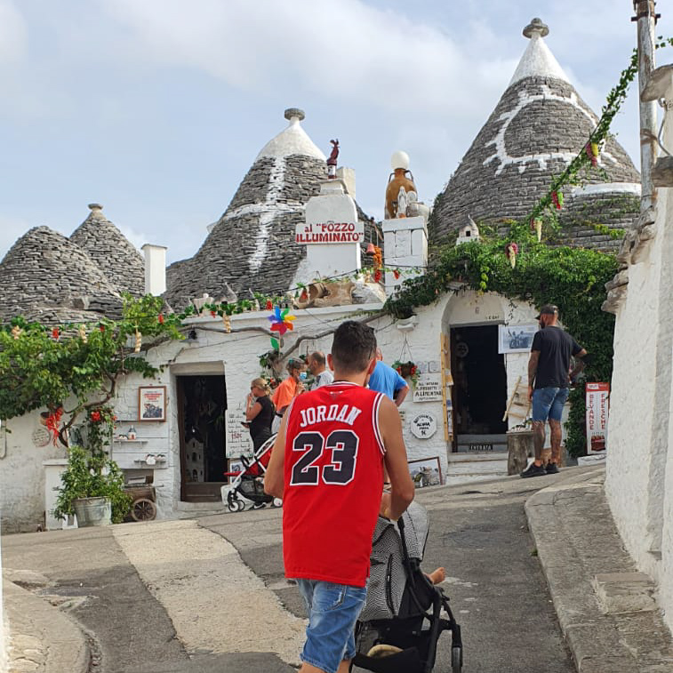 Alberobello con bambini