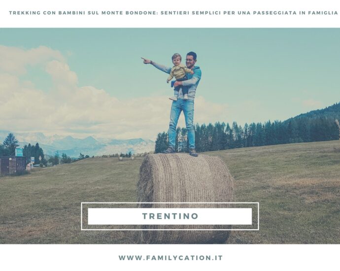 monte bondone con bambini