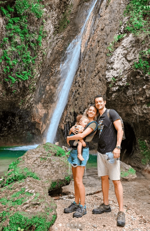 cascate di molina con bambini