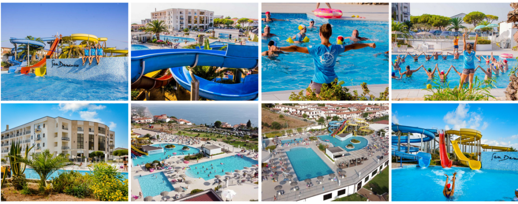 hotel con piscina e scivoli