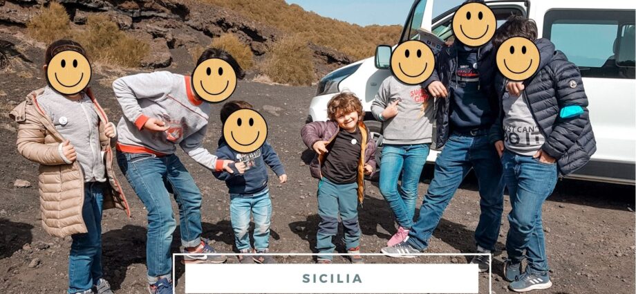 etna con bambini