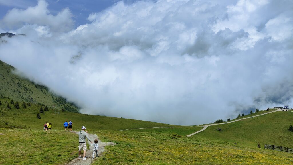 trekking con bambini alto adige