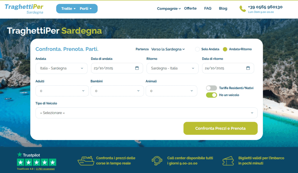 offerte traghetto sardegna