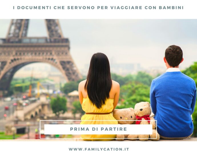 quali documenti servono per viaggiare con bambini