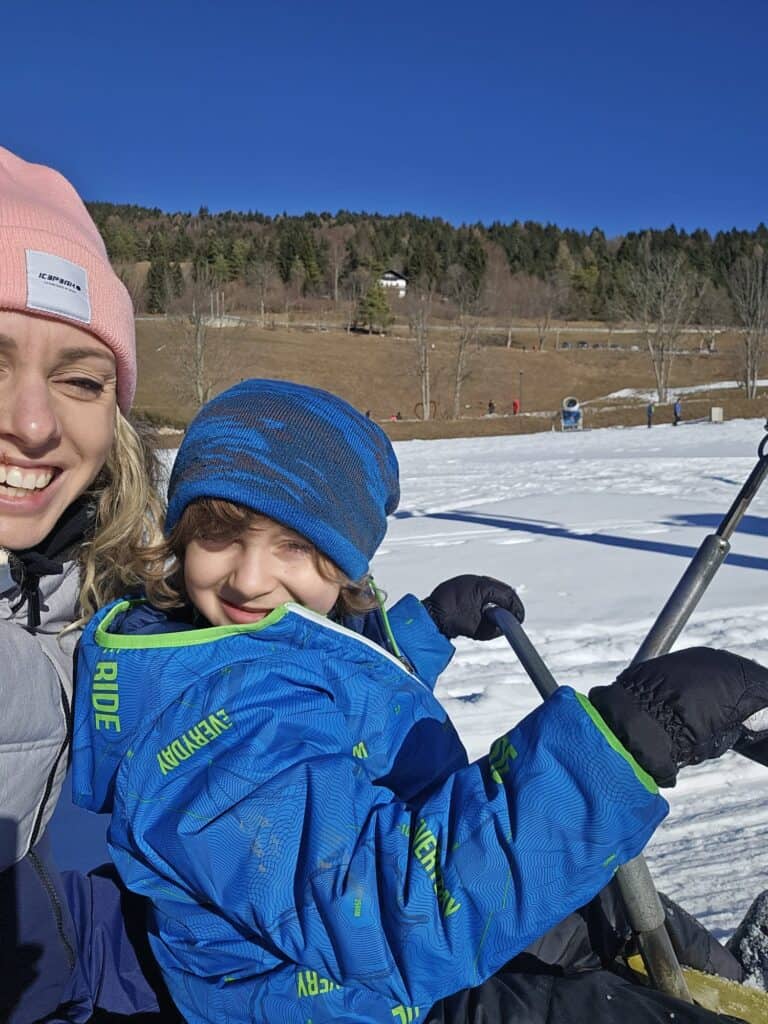 pista da slittino a folgaria