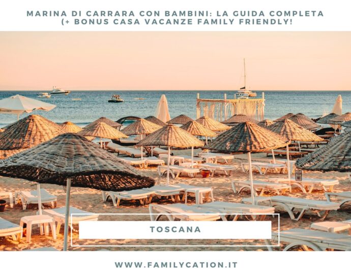 marina di carrara con bambini