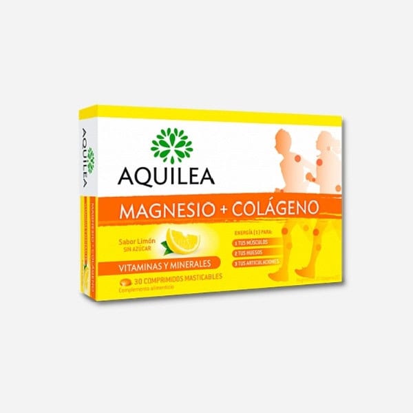 AQUILEA Magnesio + Colágeno 30 Comprimidos Masticables