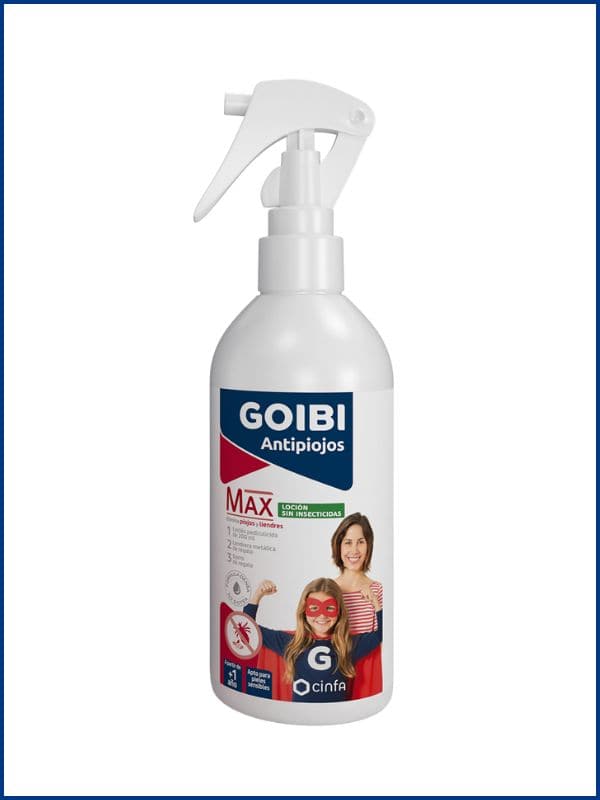 GOIBI Antipiojos Max Loción Sin Insecticidas 200 ml-1