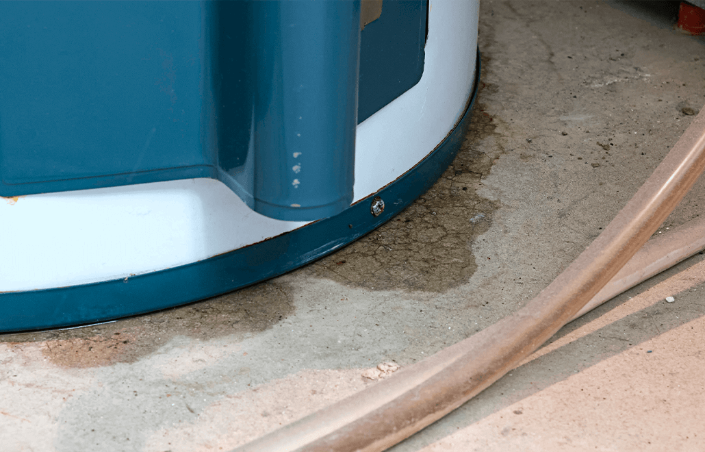 Leaking Water Heater, power supply, water supply
