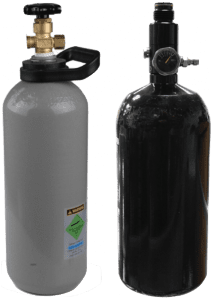Carbon Dioxide cylinders for hydrostatic testing