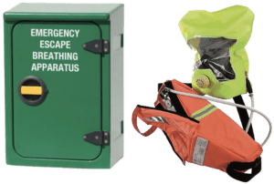 Emergency Escape Breathing Apparatus for escaping out of a fire
