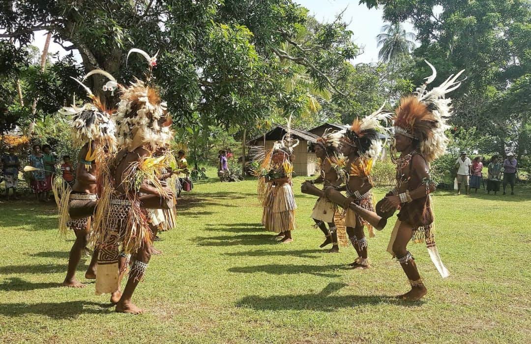 YWAM PNG Island Men tribal dance