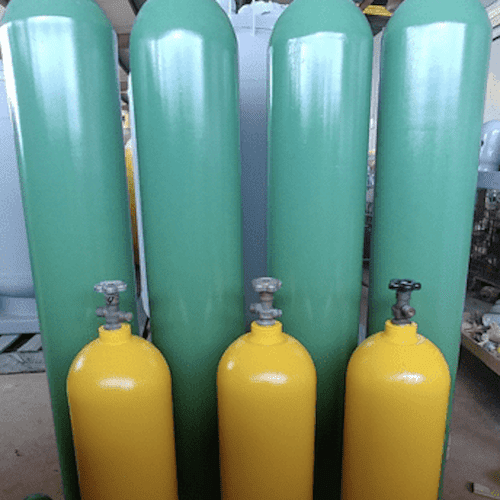 Cylinder Blasting and Painting