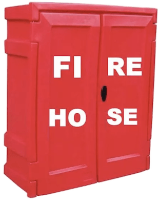 Poly Fire Hose Cabinet