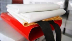 Fire Blanket for use in a kitchen fire