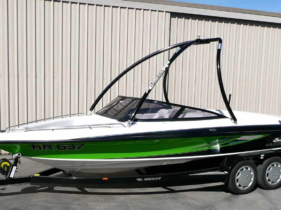 Raptor Wakeboard Tower - Black - 2.5" Tube