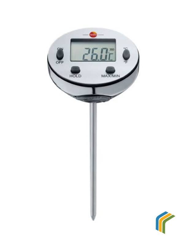 Waterproof mini probe thermometer