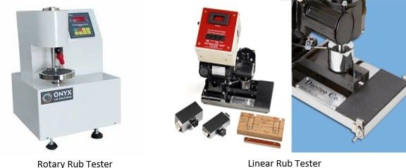 PATRA Rub Test/ Sutherland Rub Test