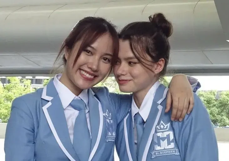 Freen Sarocha as Kongkwan and Becky Armstrong as Fon in Secret Crush On You, 2022