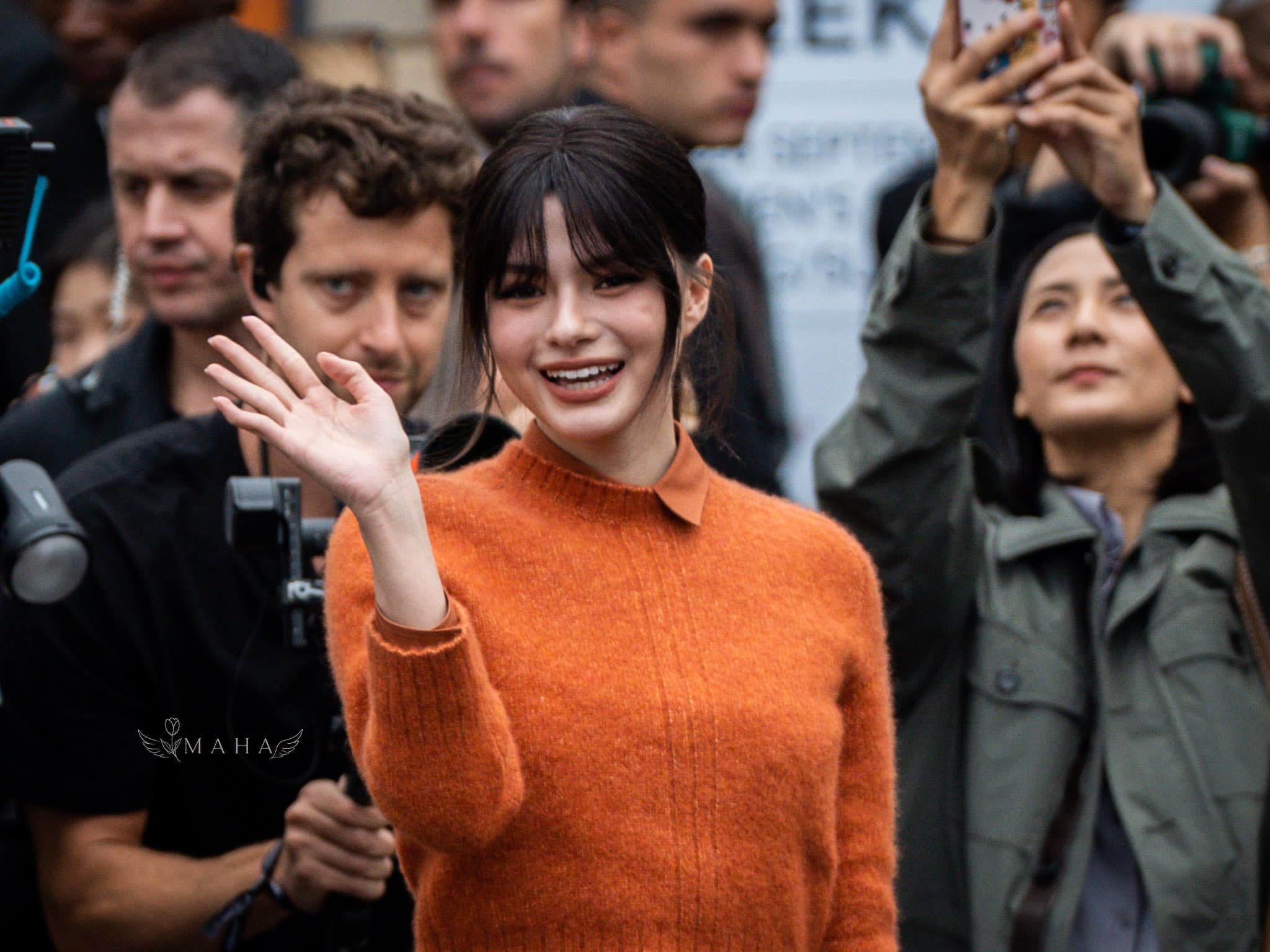 Becky Armstrong at Milan Fashion Week as a TOD’S brand ambassador, September 2026