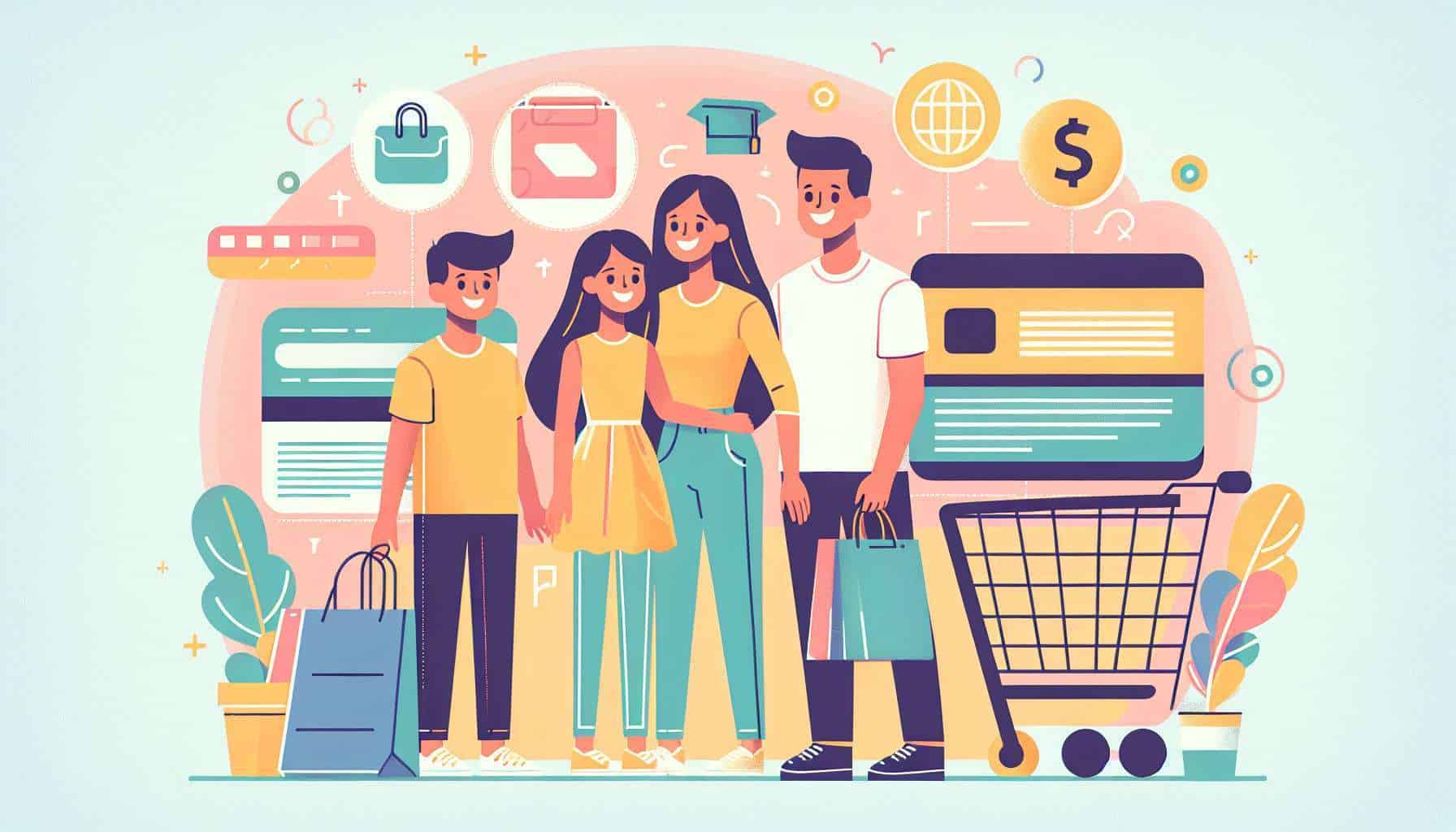 Back-to-School Shopping on a Budget – family-friendly illustration