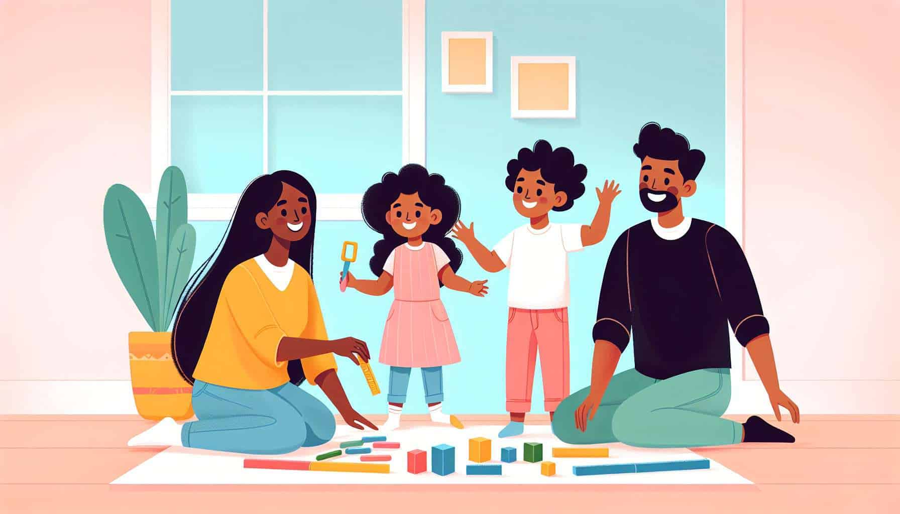 how to create a learning corner at home for kids – family-friendly illustration