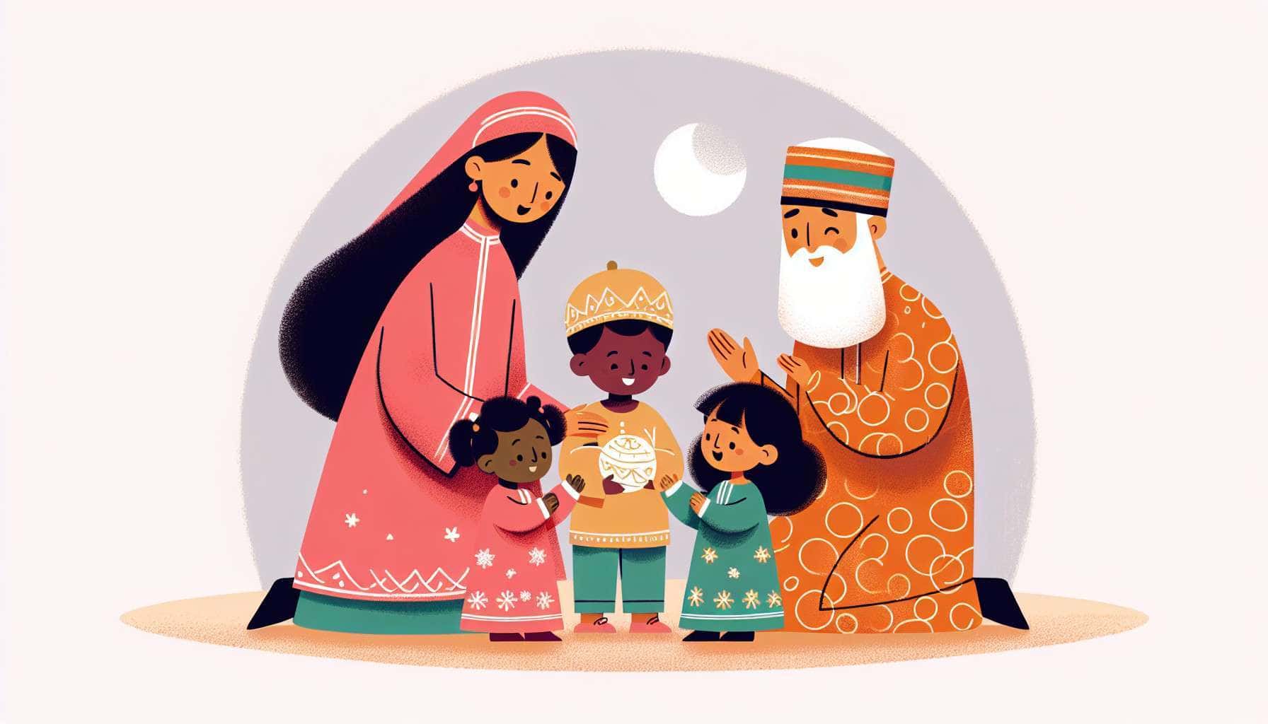 how to tell your kids about santa – seasonal family activity illustration