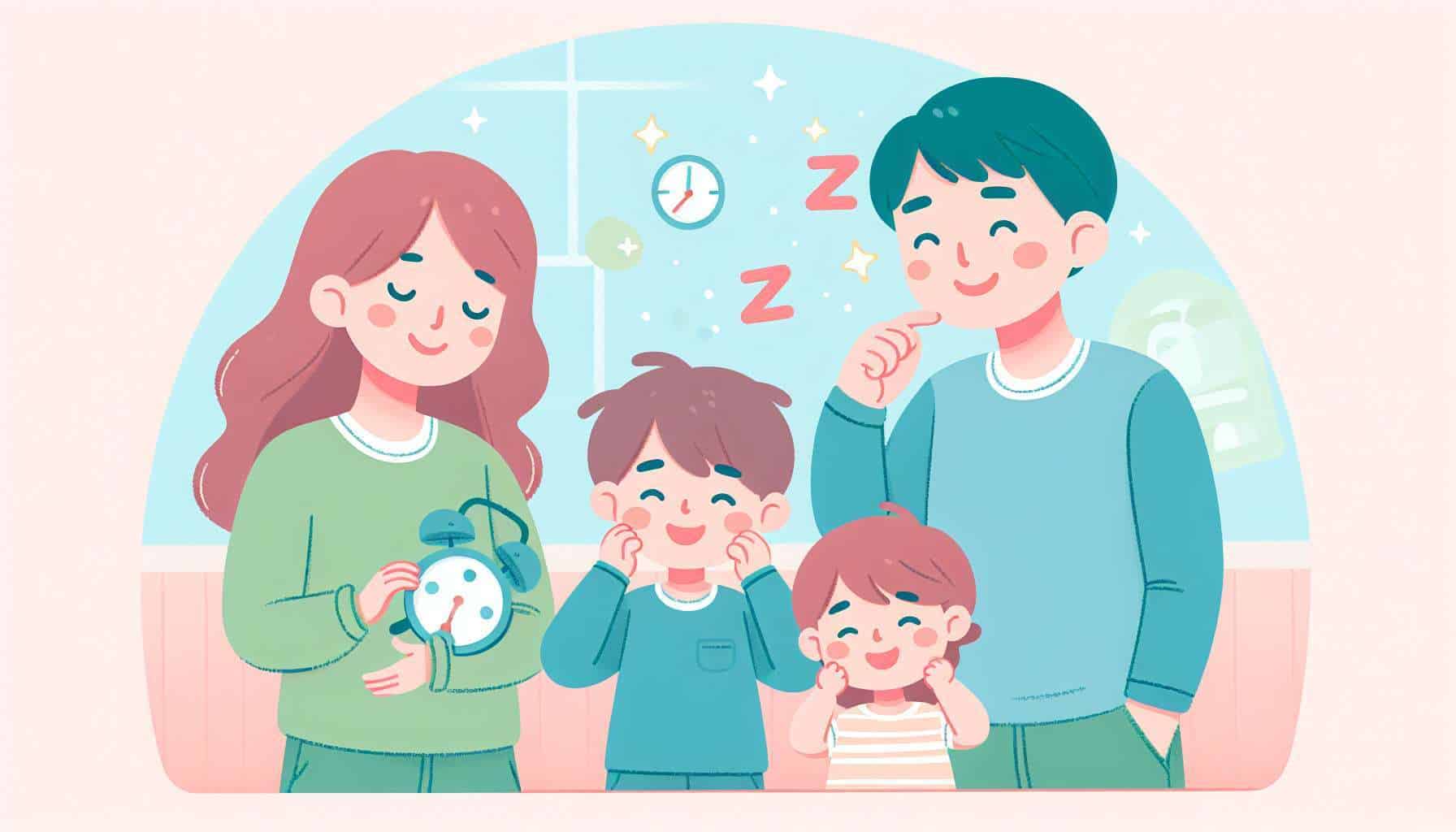 Importance of Sleep for Children – family-friendly illustration