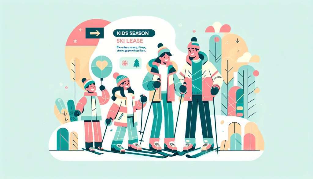 kids season ski lease