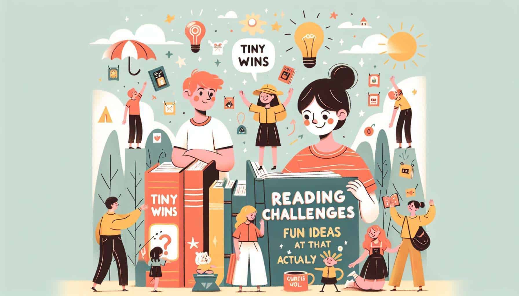 Reading Challenges for Kids – family travel ideas illustration