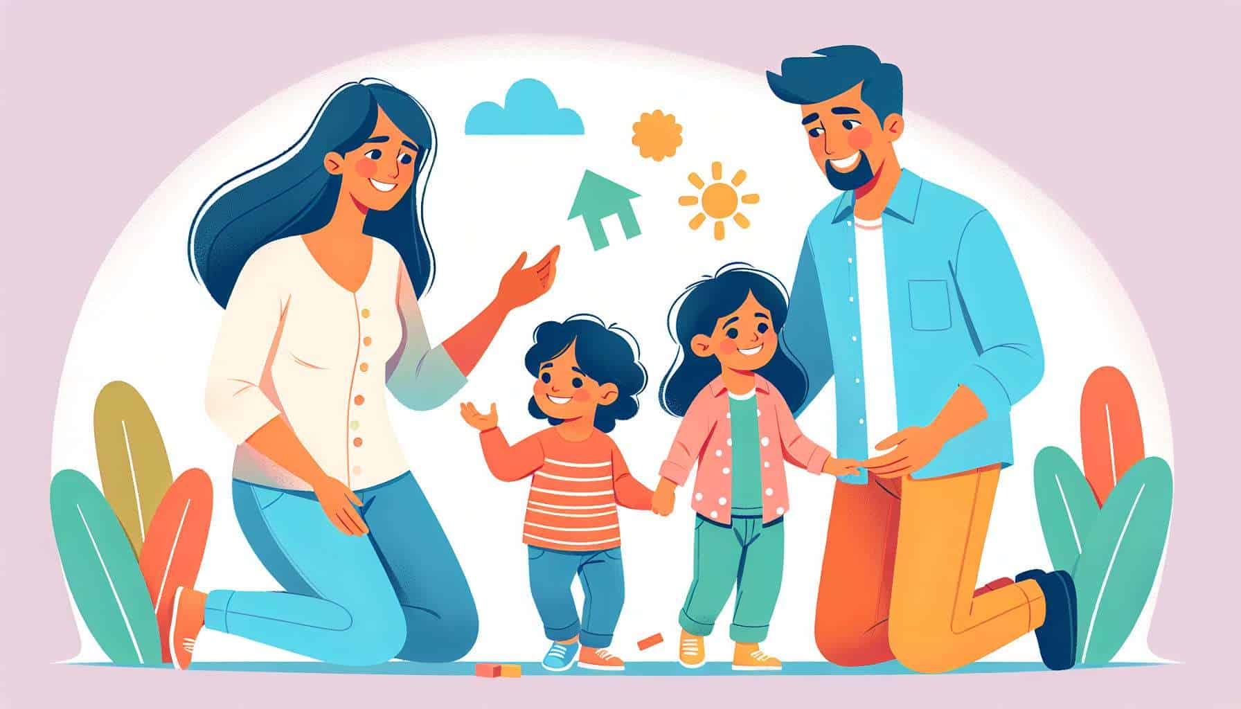 parenting elementary kids – practical parenting tips illustration