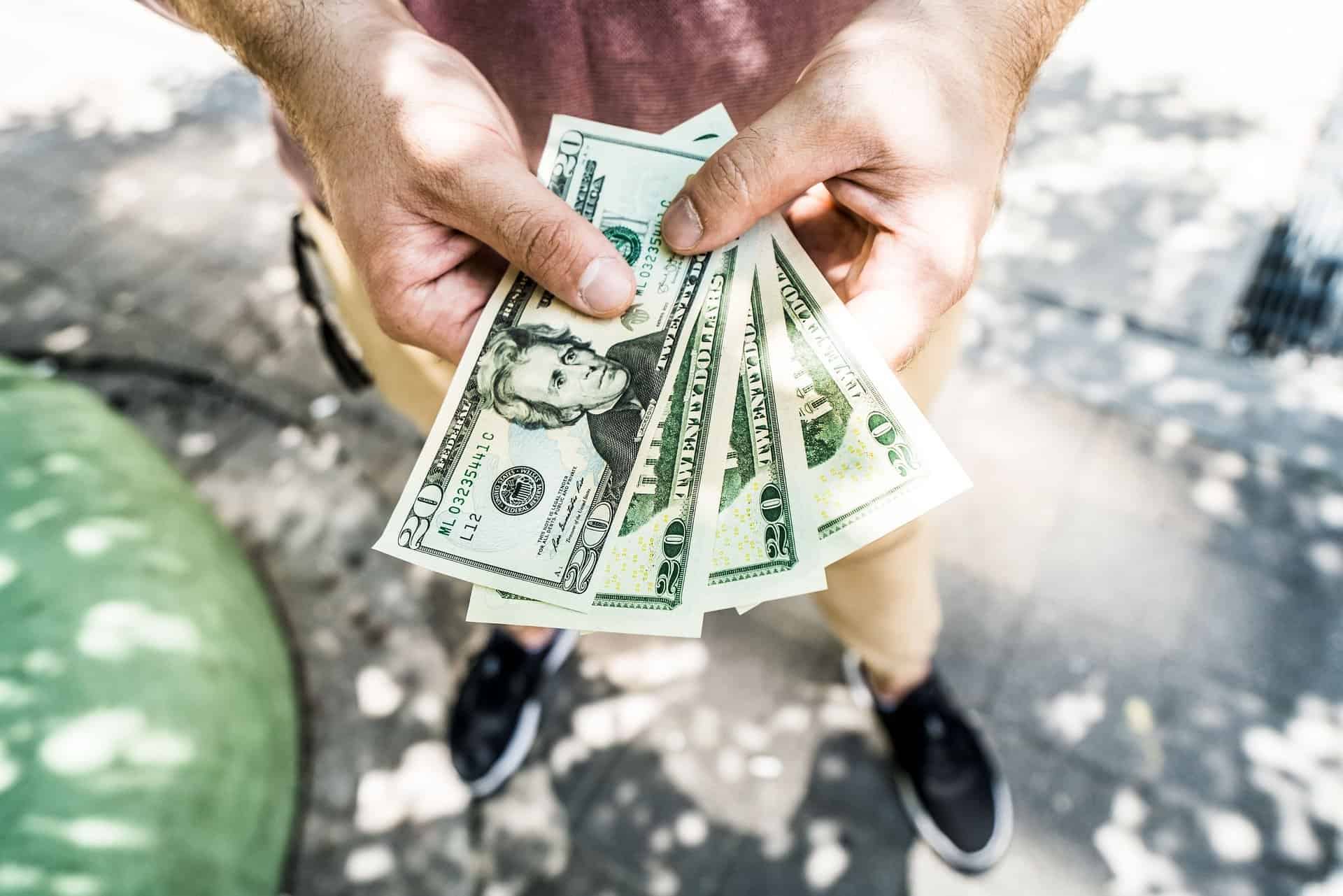 give money to a gambler