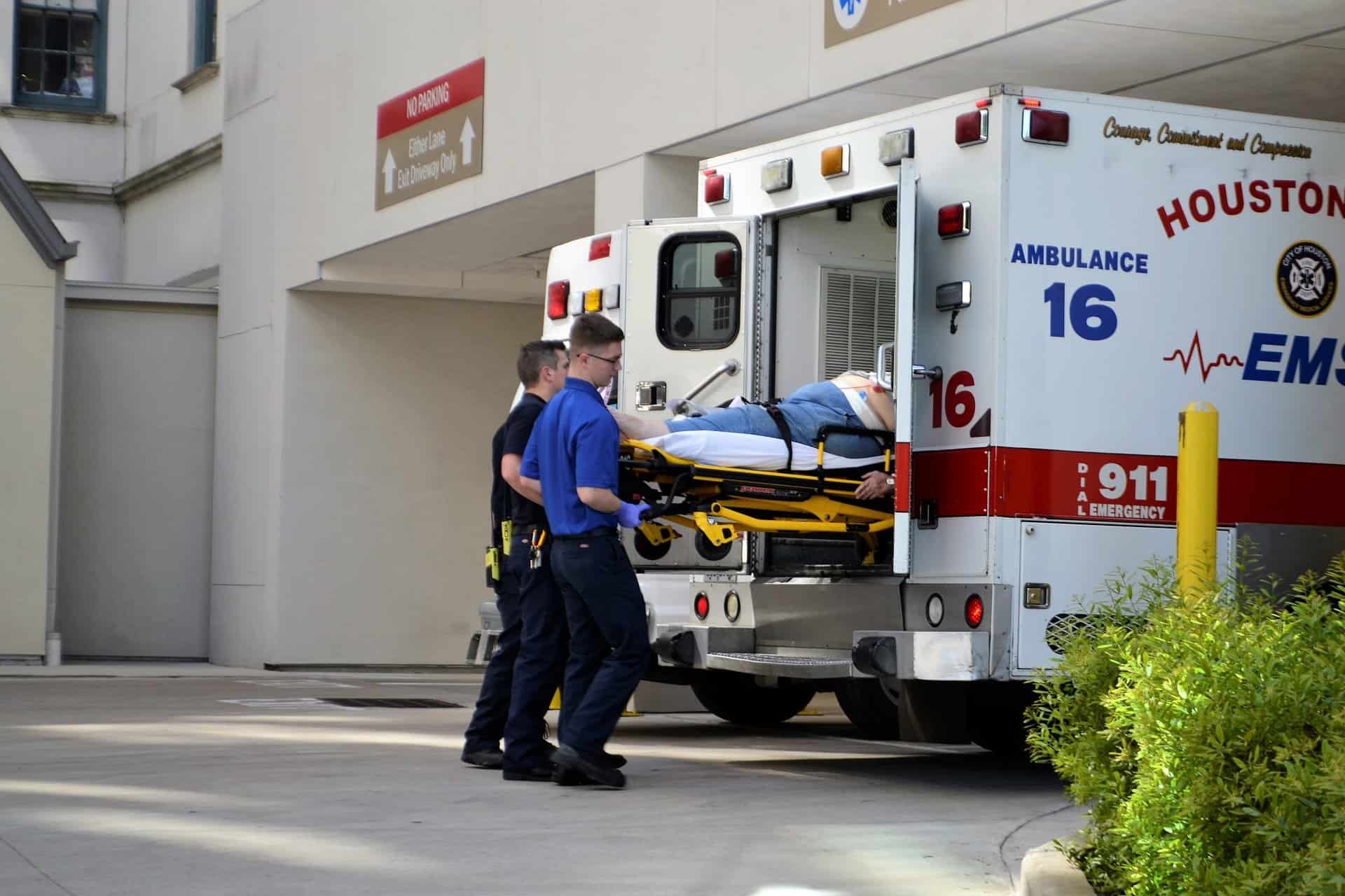 gambling heart health ambulance