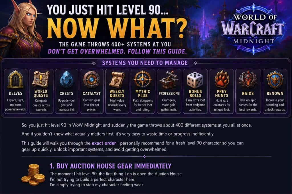 gaminghero.io noob gearing guide check list midnight retail 