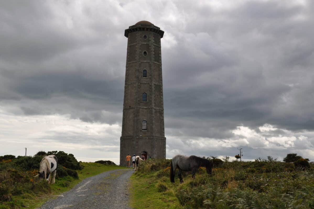 Wicklow day tour. Wicklow cliff-walk, Wicklow Head Lighthouse