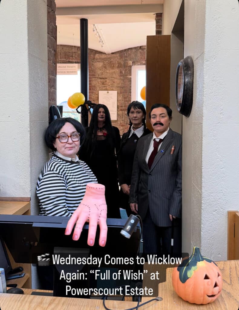 Wednesday costumes Halloween Wicklow Ireland