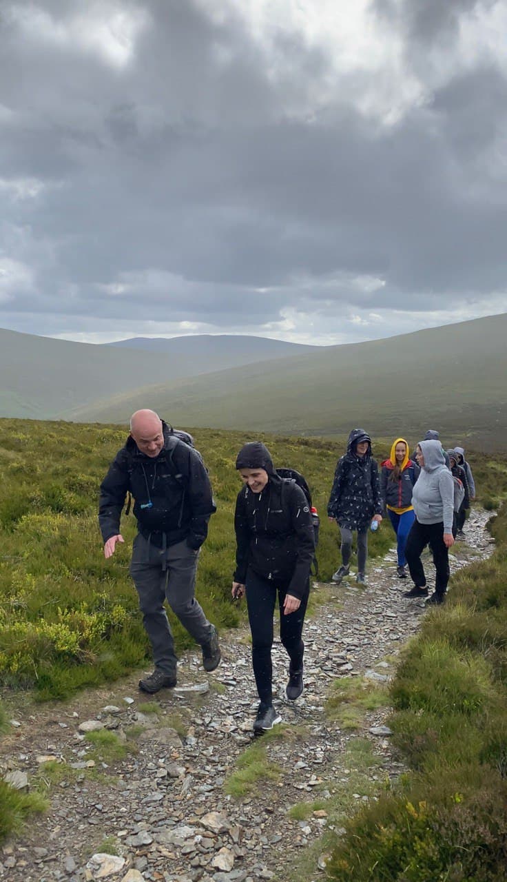 Hiking trips near Dublin Wicklow mountains