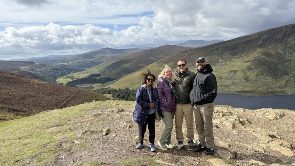 Lough Tay Guinness Lake on a private Wicklow food tour from Dublin